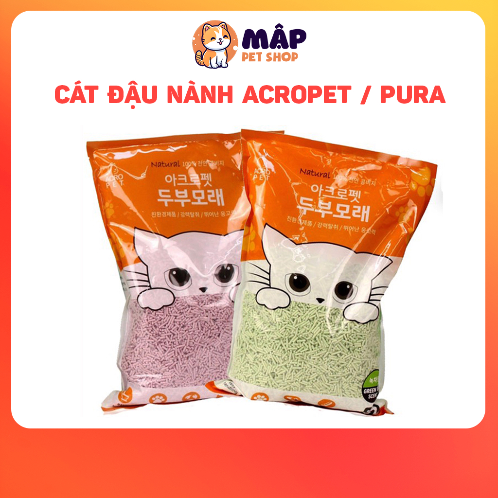 Cát Tofu Đậu Nành Pura — 7L