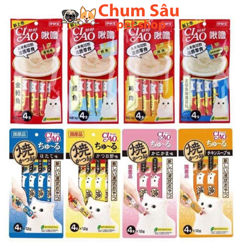 Ciao Churu Pate Lỏng — 4 gói x 14g