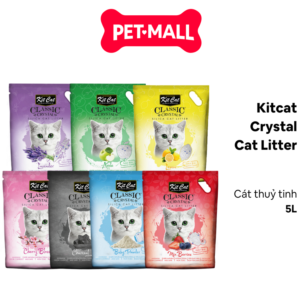 KitCat Crystal Silica Cat Litter — 30L