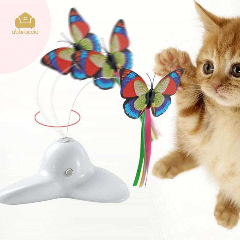Bướm xoay điện tự động cho mèo