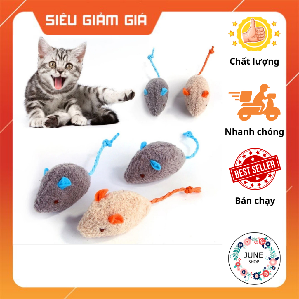 Chuột nhồi bông + catnip