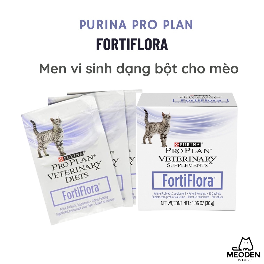 Fortiflora Purina Men vi sinh cho mèo