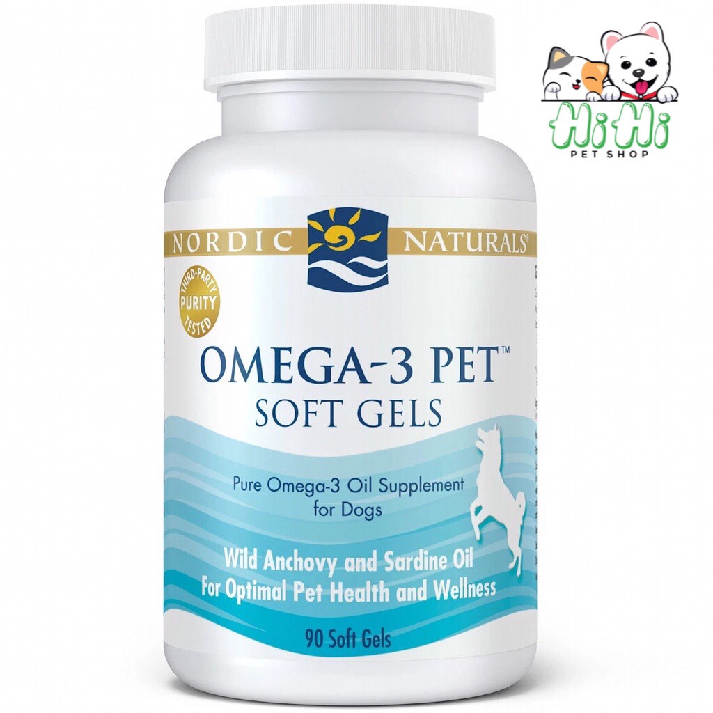 Supplement Omega-3 từ dầu cá cho chó — 60 viên