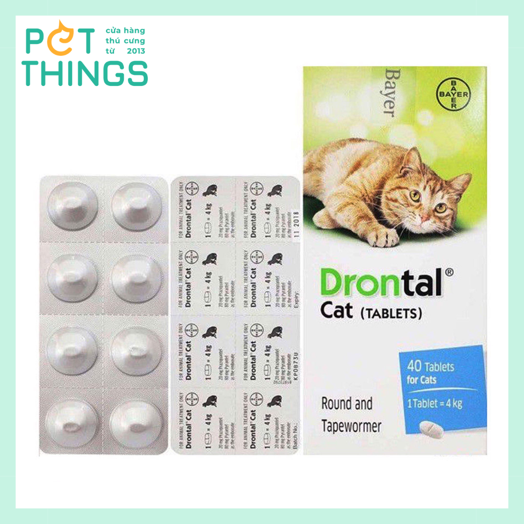 Thuốc xổ giun Drontal Cat