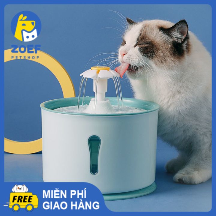 Đài phun nước mèo nhựa — 1.6L
